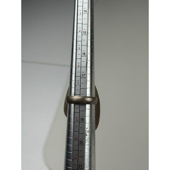 ATI Mexico Sterling Silver Ring Large Blue Gemstone Size 8 - Picture 10 of 10